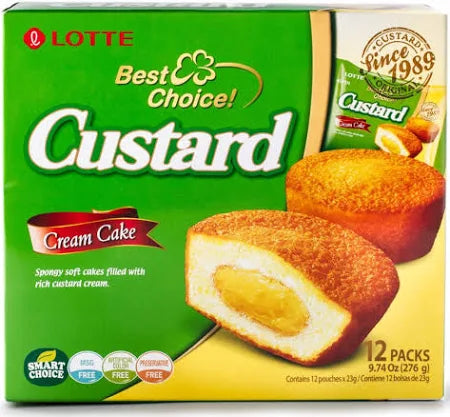 Lotte Custard Cream Cake 276g