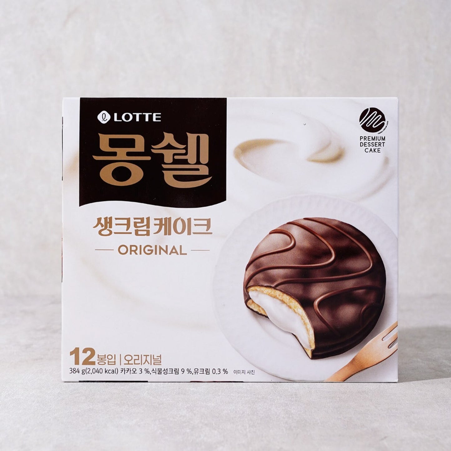 Lotte Moncher Cream Cake 12P