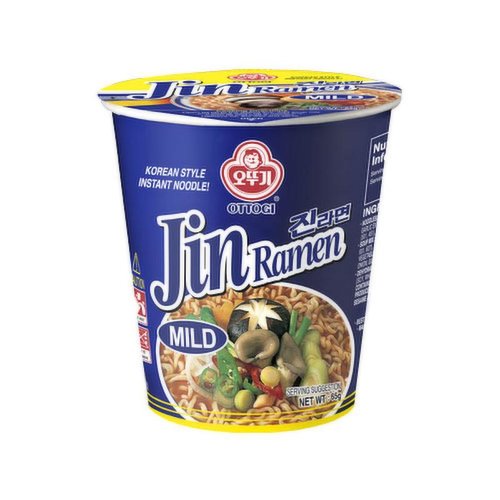 Jin ramen mild cup blue