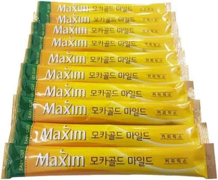 maxim mocha gold mild instant coffee mix - 10 sticks